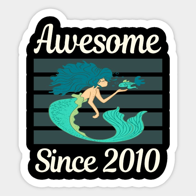 Mermaid 2010 Sticker by relativeshrimp